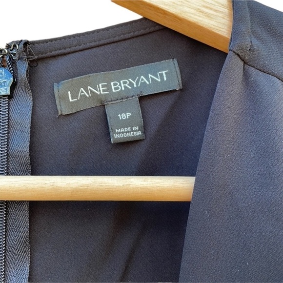 LANE Bryant size 18p black blouse - Picture 3 of 4